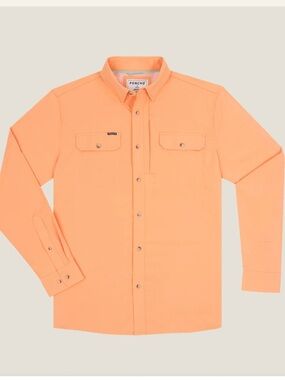 Poncho Men’s XL The Original Regular Fit Tequila Sunrise Button Down Shirt